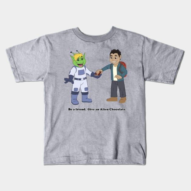 New Alien Friend Kids T-Shirt by All Things Voguish, Stylish, and Fashionable!